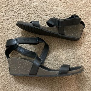 Teva wedge sandals, 6.5